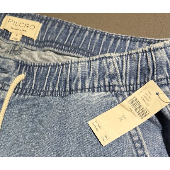 NWT Size M - Pilcro Star-Embellished Pull-On Jean Shorts (NWT US$118) - Picture 16 of 16